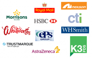 A list of some of the organisations that the Quick2Discover team have helped with Qlik Dashboards: Morrisons, Royal Mail, Neilson, Whitworths, HSBC, EPS, cti, WH Smith, Trustmarque, K3FDS and AstraZeneca